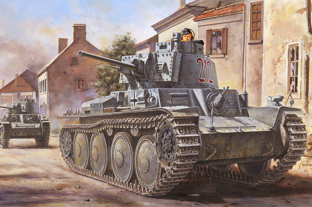 専用ページ German Pz.Kpfw. / Pz.BfWg 38(t) Ausf. B Hobby Boss 80138
