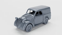 Fiat 500 Topolino - ambulans (3D-Printed)