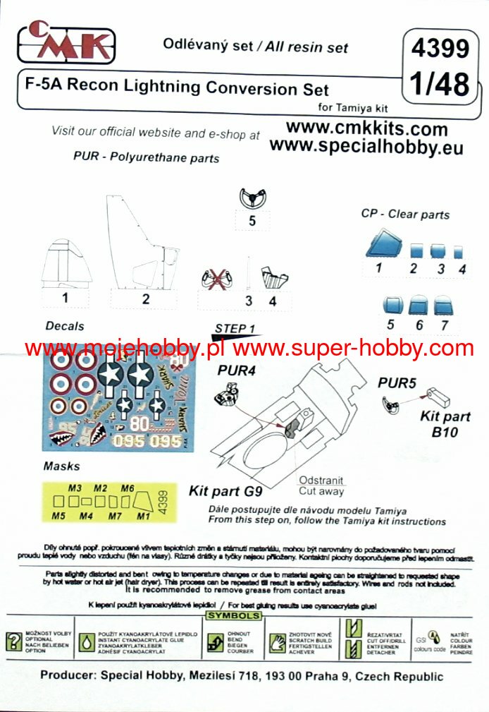 F5A Recon Lightning Conversion set CMK K4399