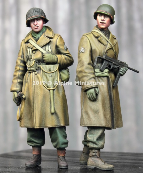 WW2 US Infantry Winter Set - 2 figs - Image 1