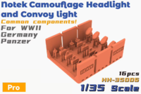 Notek Camouflage Headlight and Convoy Light Common Components For WWII Germany Panzer - Image 1