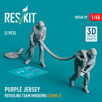 Purple Jersey Refueling Team (Modern) (Scene 2) (2 pcs) (3D Printed) - Image 1