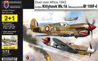 Duel Over Africa 1942 - Curtiss Kittyhawk Mk.1A / Messerschmitt Bf 109F-4