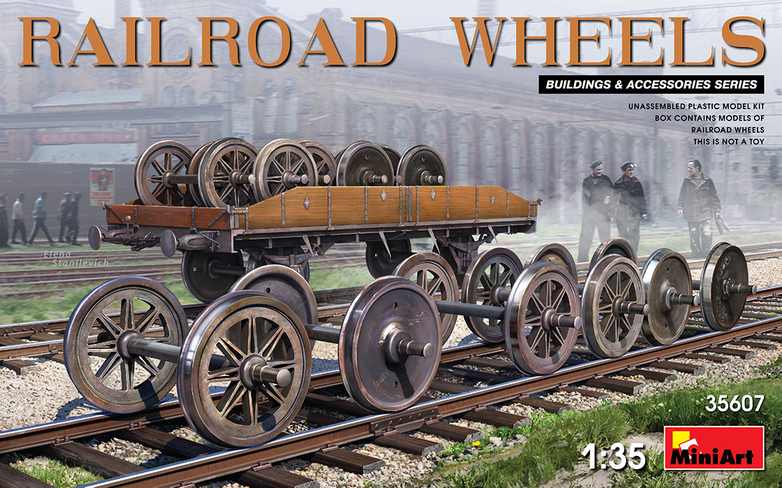 Railroad wheels MiniArt 35607