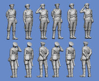 Figurines WWI Infanterie Russe ICM 1/35 - 4 Soldats Maquette