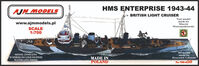 HMS Enterprise (1943-1944) - British WWII Light Cruiser