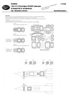 F-104 J/G/S, CF-104 Starfighter ADVANCED kabuki masks for Hasegawa