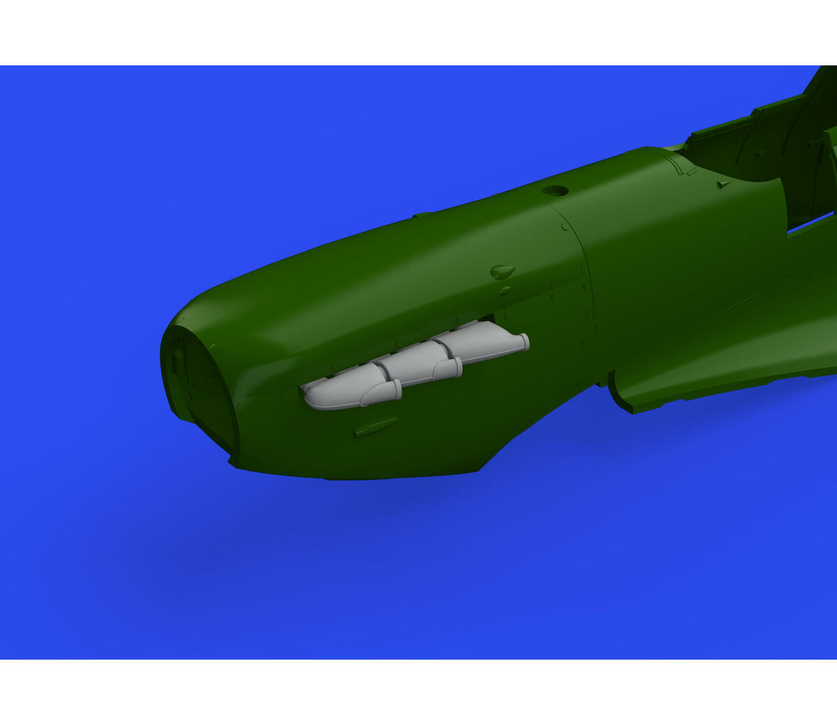 Eduard Brassin 1/48 Scale Spitfire Mk. I exhaust stacks for Eduard kit - 648580 Eduard Brassin 1/48 Scale Spitfire Mk. I exhaust stacks for Eduard kit - 648580