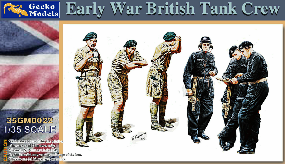 Early War British Tank Crew Gecko Models 35GM0022