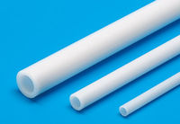 Plastic Beams 3mm - White, 6pcs