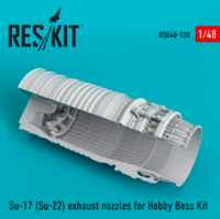 Su-17 Su-22 exhaust nozzles for Hobby Boss Kit - Image 1