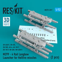 M299 - 4 Rail Longbow Launcher for Hellfire missiles (2 pcs) (AH-64D/E, UH-60L, OH-58D, AH-6, AH-1W/Z, UH-1N/Y, HH-60H, MH-60R/S)