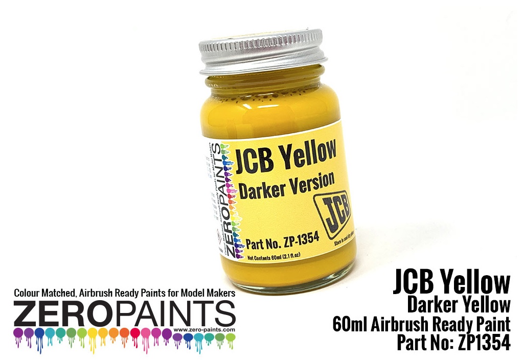 1354 JCB Yellow (Darker) Zero Paints 1354