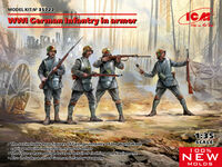 WWI German Infantry in armor (100% new molds) - Image 1