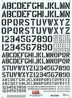 Stencil Letters and Numbers - 4 sizes black - Image 1