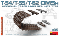 T-54,T-55,T-62 OMSh INDIVIDUAL TRACK LINKS SET. LATE TYPE