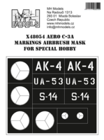 Aero C-3A Markings airbrush mask
