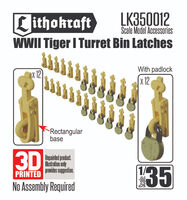 WWII Tiger I Turret Bin Latches - Image 1