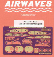 Douglas AD-6 Skyraider - wingfold set and conversion to Douglas AD-4 N/Q (designed to be used with Hasegawa kits)