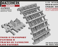 Front and back fenders for King Tiger and Jagdtiger Aber 35A042