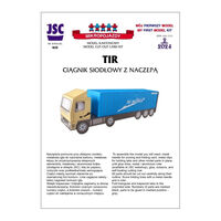 Truck - Tractor Unit With Semi-Trailer (Model For Beginners)