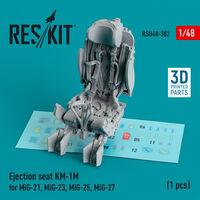 Ejection Seat KM-1M For MiG-21, MiG-23, MiG-25, MiG-27 (1pc) (3D Printed) - Image 1