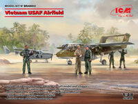 Vietnam USAF Airfield (Cessna O-2A, OV-10 A Bronco, US Pilots & Ground Personnel (Vietnam War) (5 figures))