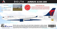 Airbus A330-300 Delta (For Revell Kits) - Image 1