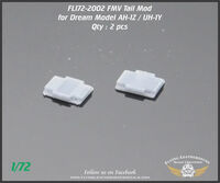 Bell AH-1Z / UH-1Y - FMV Tail Mod (for Dream Model kits) - 3D-Printed (2 pcs)