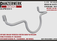 Spare Road Wheels Bend Rod With Welds For Panzer IV Chassis, Sturmpanzer IV, Nashorn, Hummel - Image 1