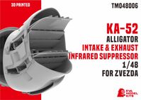 KA-52 Alligator - Intake & Exhaust Infrared Suppressor (For Zvezda)