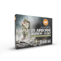 US Airborne Division, D-Day Wargame Starter Set 14 Colors And 1 Figure (Exclusive 101st Radio Operator) - Image 1