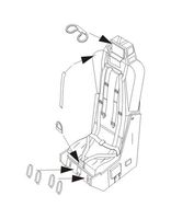 MB.GQ-7A Ejection seat (European F-104G) 1/32 for Has./Rev./Ita.kit