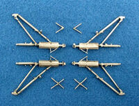 de Havilland Mosquito Mk.VI / NF.II / Mk.IV / PR Mk.IV - Landing Gear (for Revell and Tamiya kits) - Image 1