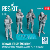 Brown Jersey (Modern) (Wing Captains, Wing Line Leading Petty Officers) (4 pcs) (3D Printed) - Image 1