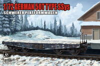 50T Type SSys Schwerer Plattformwagen