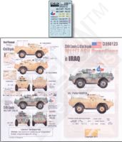 M1117 Gurdian interior + wheels accessories set Black Dog
