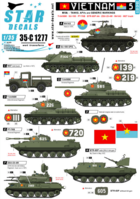 Vietnam # 5. NVA North Vietnamese tanks and AFVs.