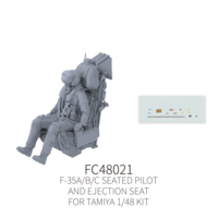 F-35A/B/C Seated Pilot And Ejection Seat #1 (For Tamiya Kit) - Image 1