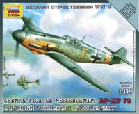/german fighter aircraft/ 1/48 Messerschmitt Zvezda 4802 Bf-109F-2
