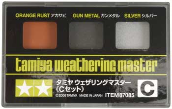 Gun Metal Silve Tamiya makeup material Series No.85 Weathering Master C rust
