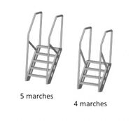 Marine Nationale Stairs 5 and 4 steps - 3D printing (15 pcs) - Image 1