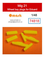 Mig 21 Wheel Bay Plugs (For Eduard) - Image 1