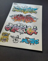 Graffiti Set 2 - Sheet 10 x 15 cm