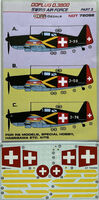 Doflug D.3800 Swiss Air Force Part 3. (For RS Models, Special Hobby, Hasegawa, etc.)