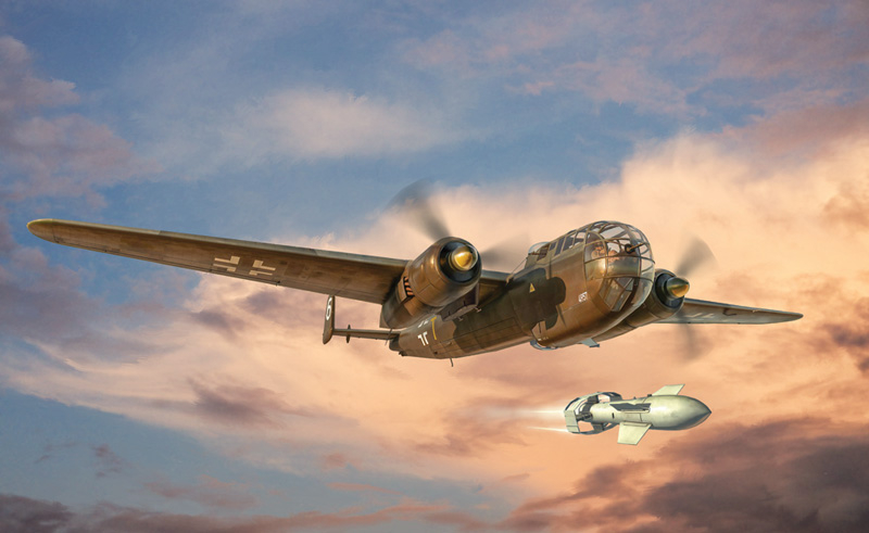 Dornier Do-217 K-1/K-2 with Fritz X Italeri 1488