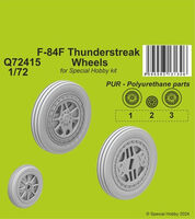 F-84F Thunderstreak Wheels (For Special Hobby Kit)