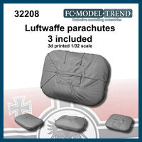 Luftwaffe Parachutes, 3 Included - Image 1