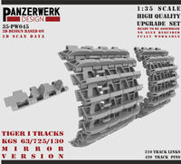 Tracks for Tiger I initial type (mirror tracks) FriulModel -116