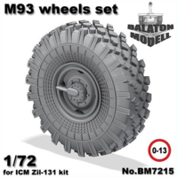 M-93 wheels set for ICM Zil-131 kit